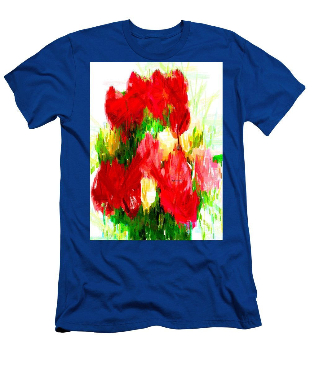 T-shirt pour homme (coupe ajustée) - Bouquet de printemps