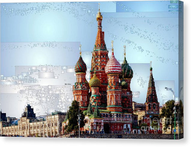 Canvas Print - St. Basil's Cathedral In Moscow