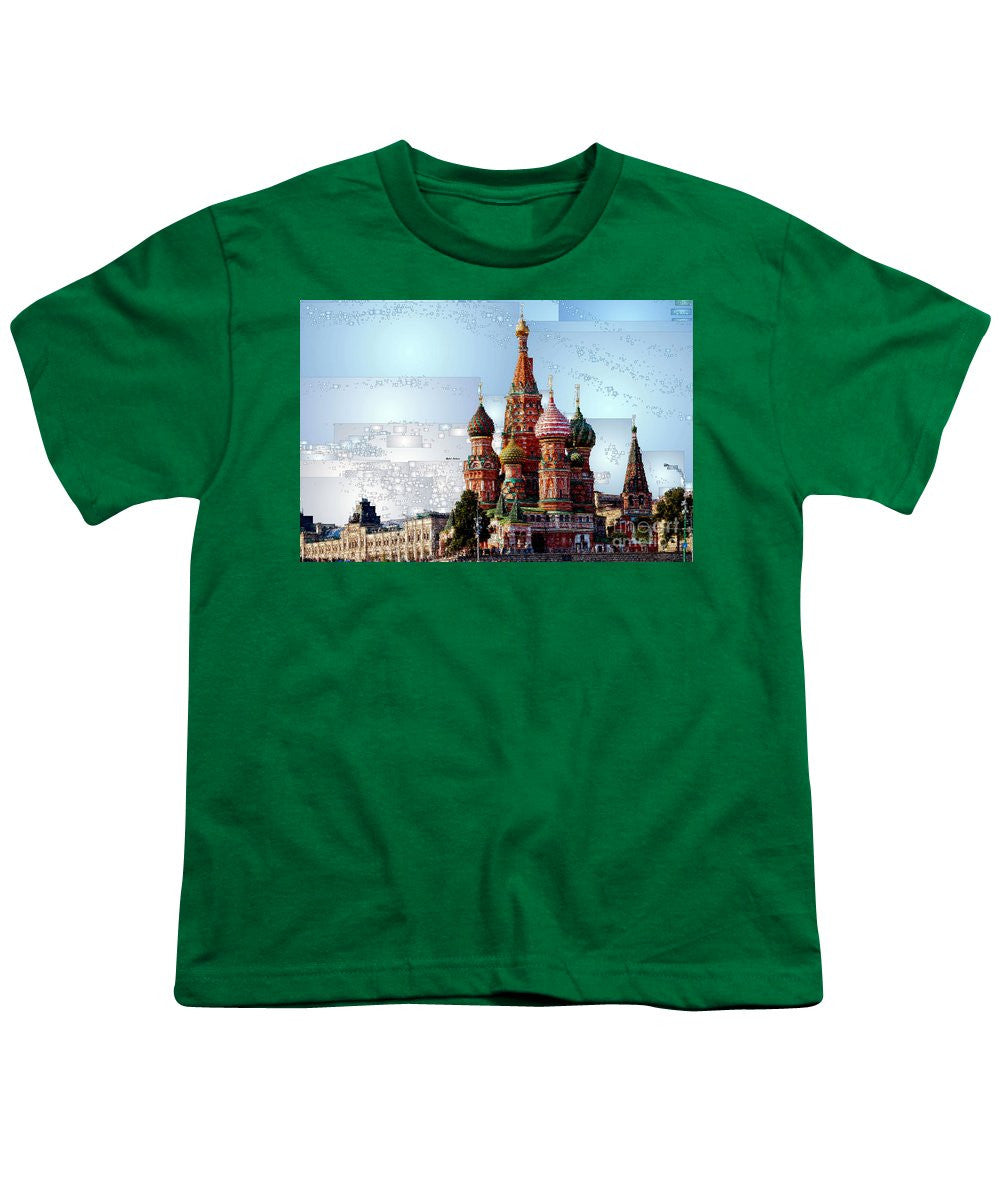 T-shirt pour jeunes - Cathédrale Saint-Basile de Moscou