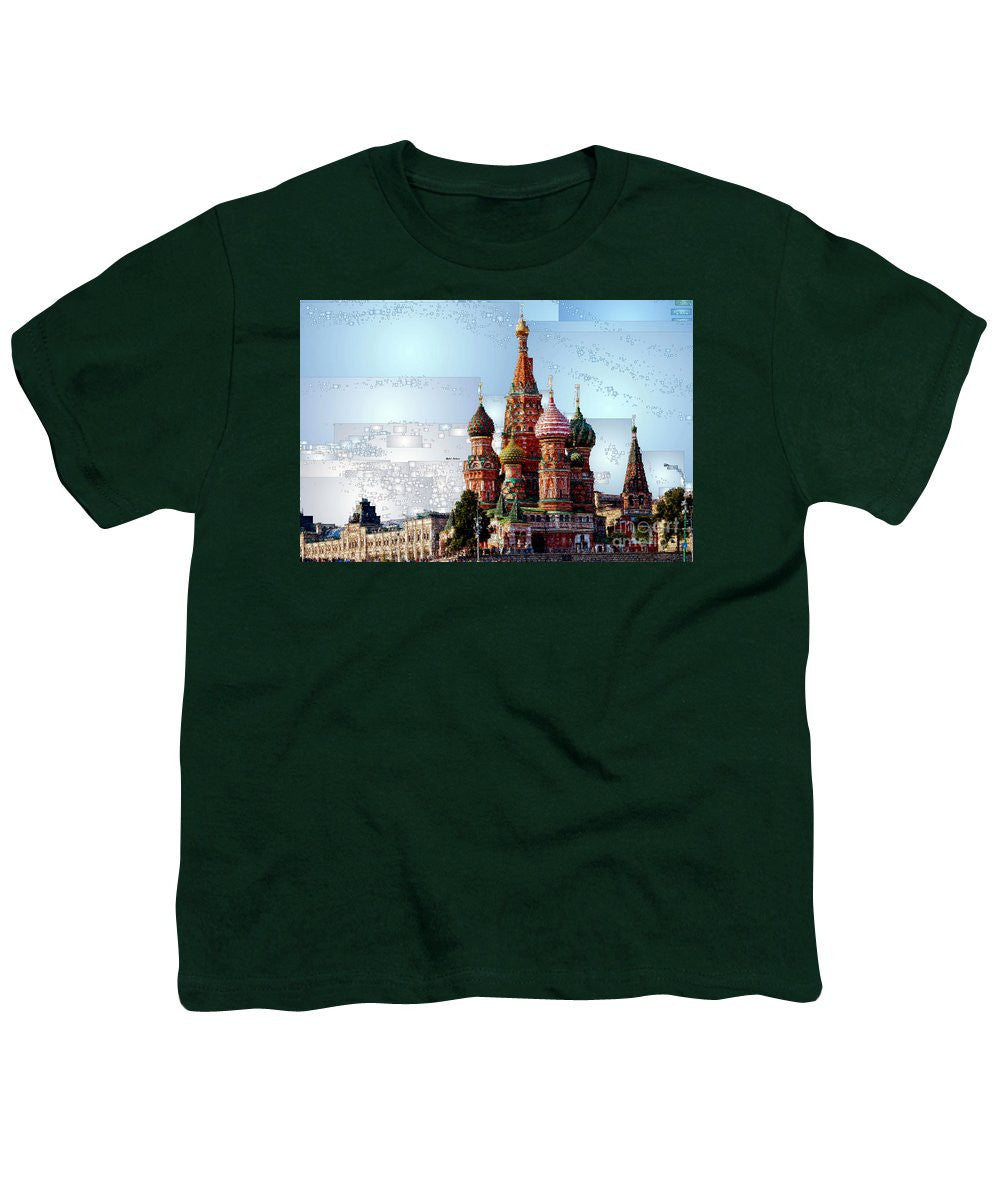 T-shirt pour jeunes - Cathédrale Saint-Basile de Moscou