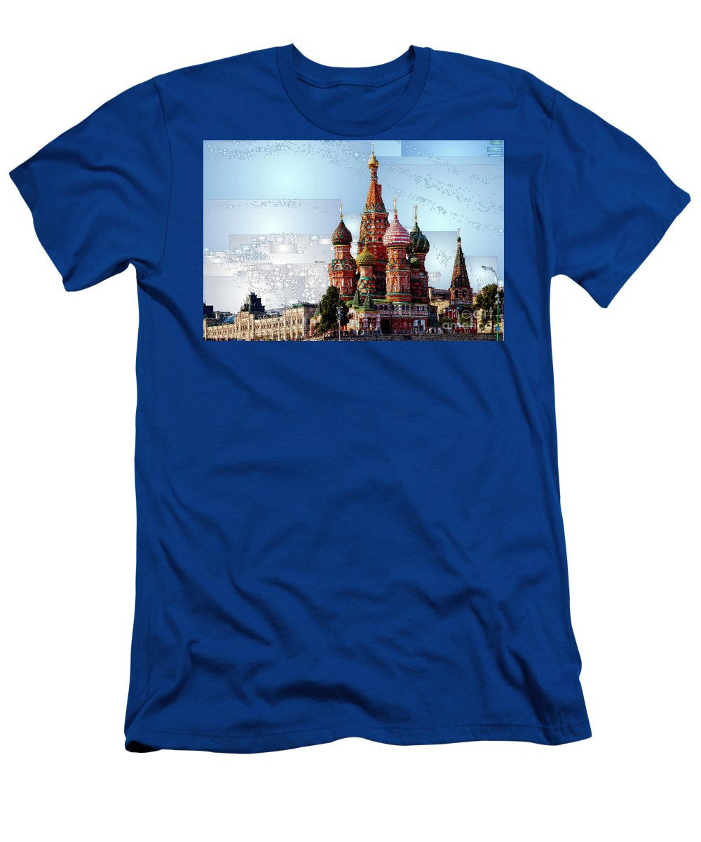 Men's T-Shirt (Slim Fit) - St. Basil's Cathedral In Moscow