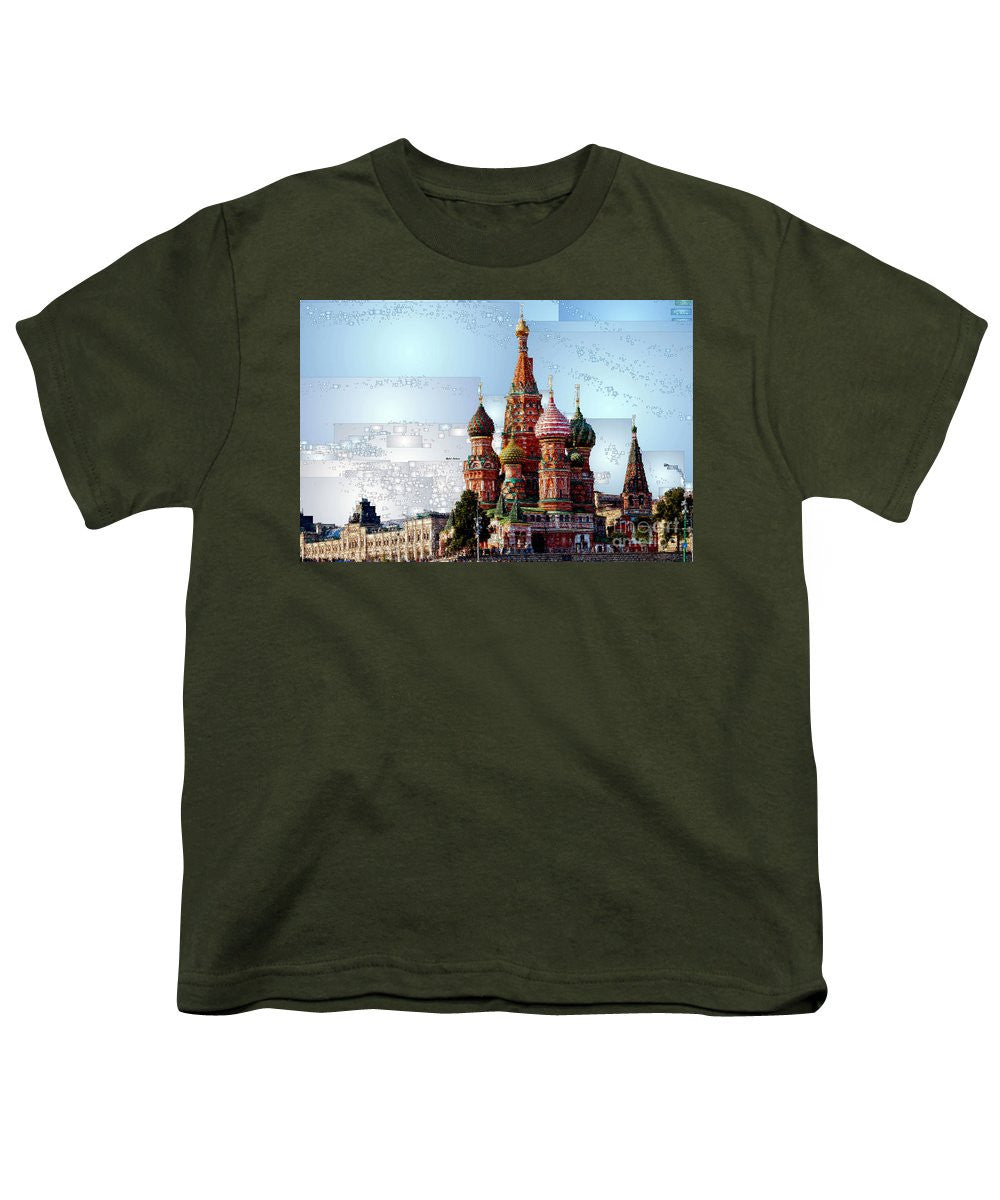 T-shirt pour jeunes - Cathédrale Saint-Basile de Moscou