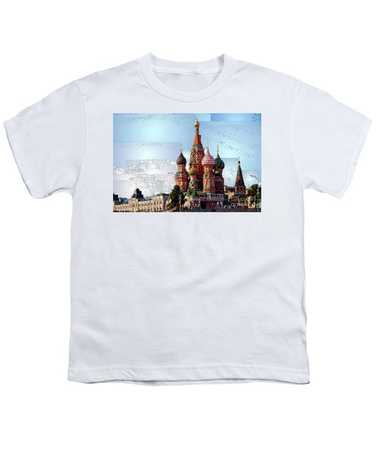 T-shirt pour jeunes - Cathédrale Saint-Basile de Moscou