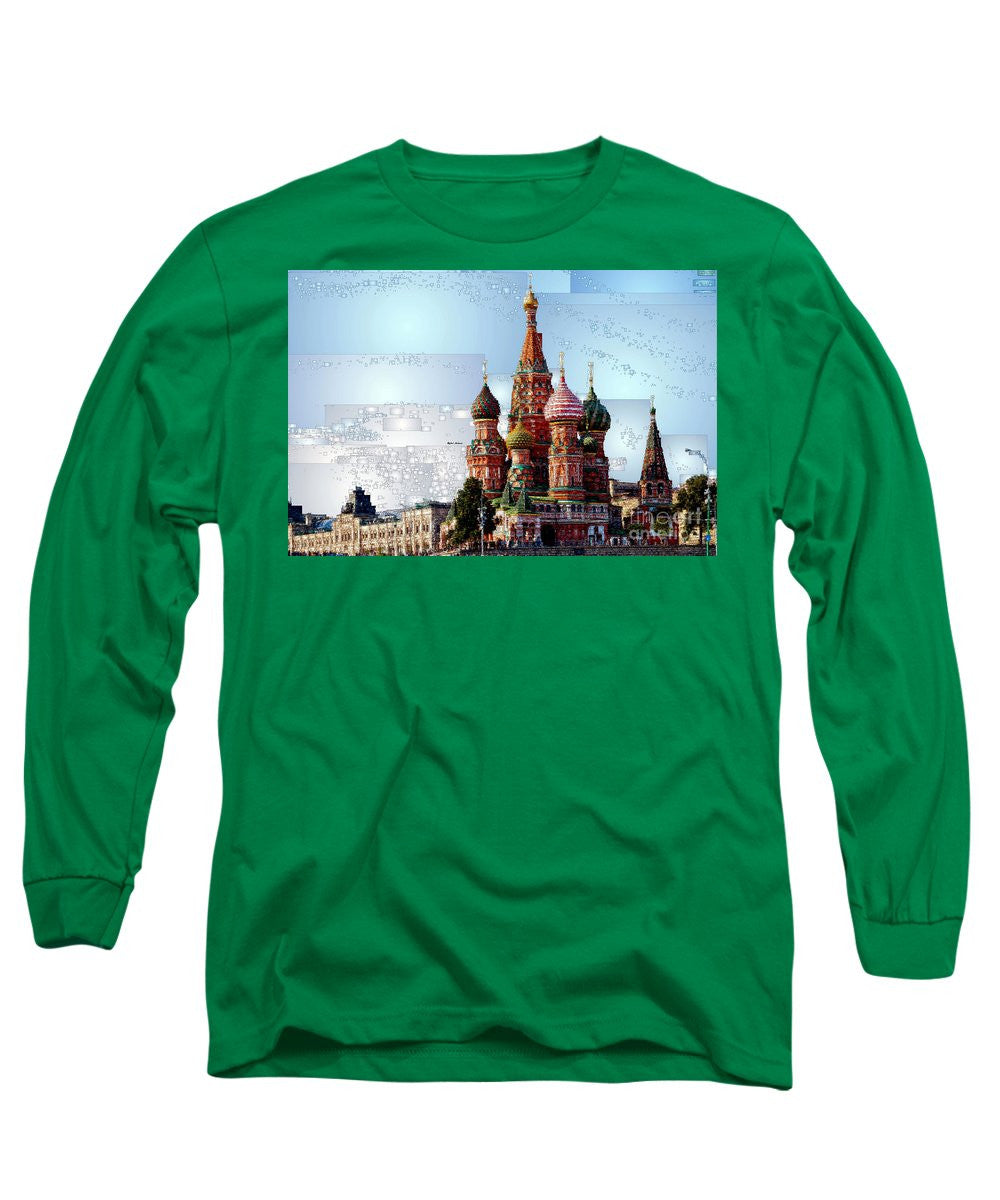 Long Sleeve T-Shirt - St. Basil's Cathedral In Moscow