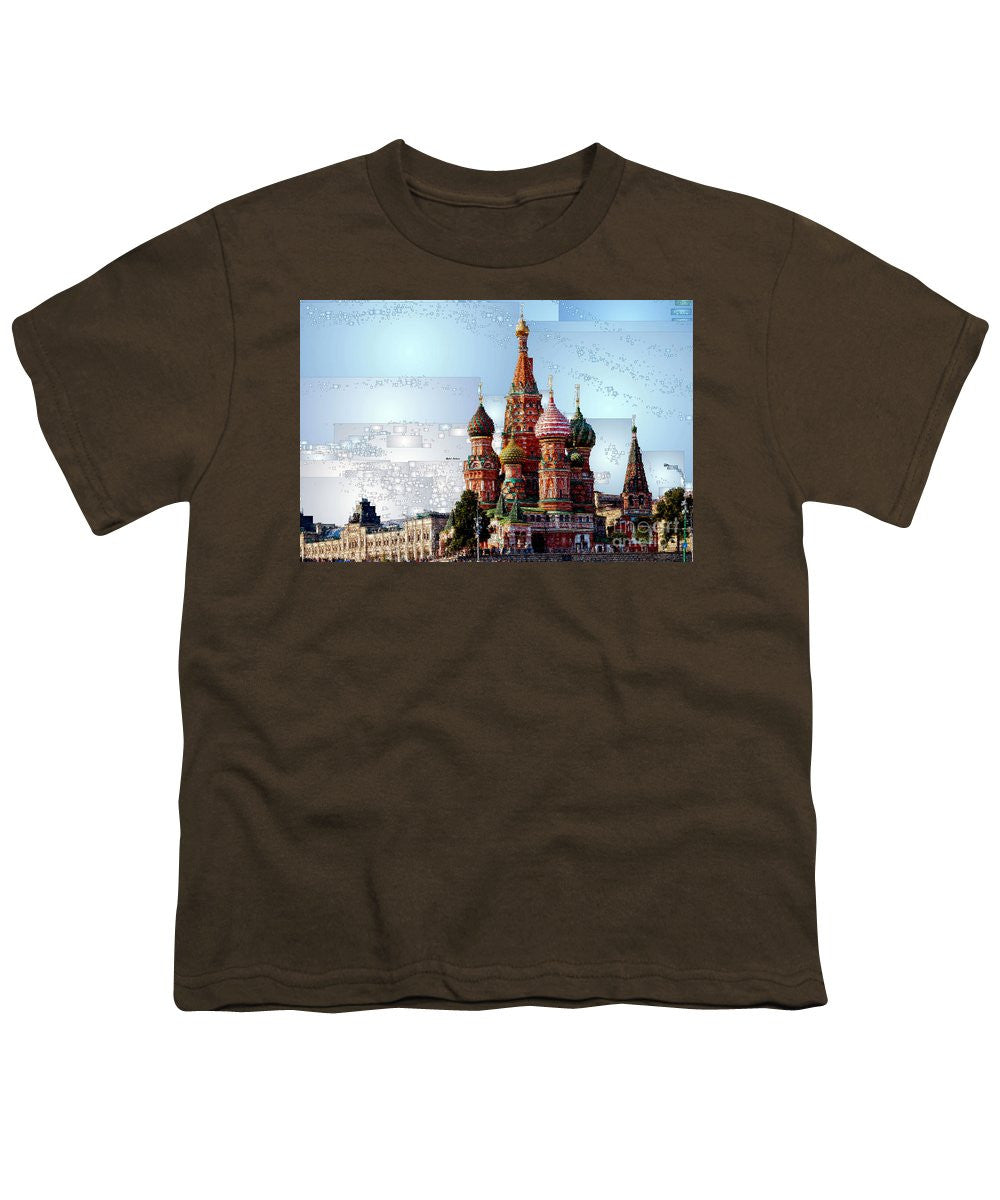 T-shirt pour jeunes - Cathédrale Saint-Basile de Moscou