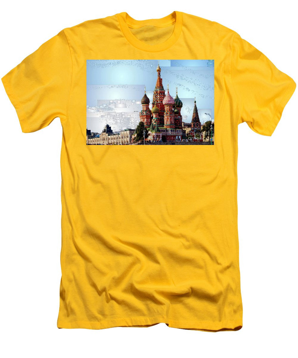 Men's T-Shirt (Slim Fit) - St. Basil's Cathedral In Moscow