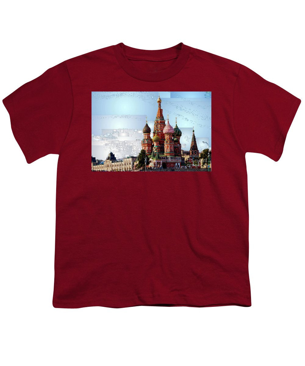 T-shirt pour jeunes - Cathédrale Saint-Basile de Moscou