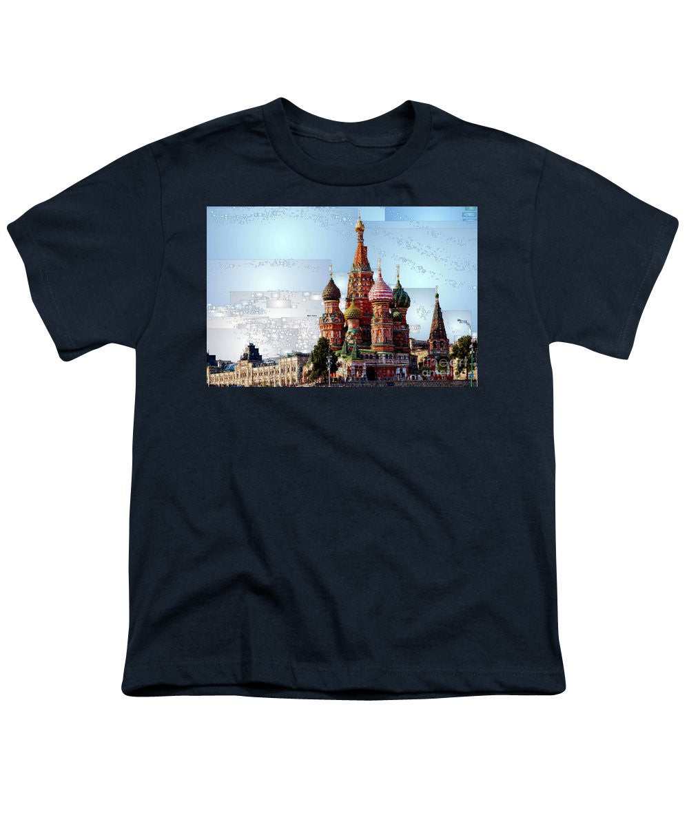 T-shirt pour jeunes - Cathédrale Saint-Basile de Moscou