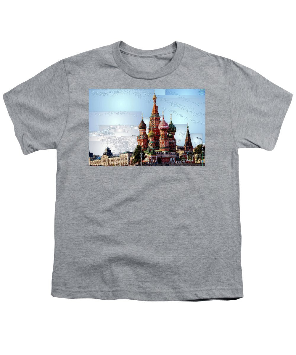 T-shirt pour jeunes - Cathédrale Saint-Basile de Moscou