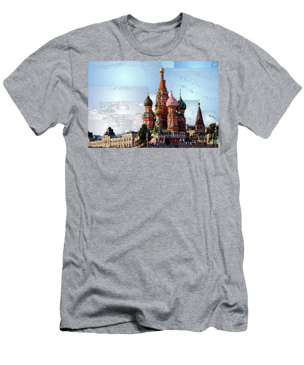 Men's T-Shirt (Slim Fit) - St. Basil's Cathedral In Moscow