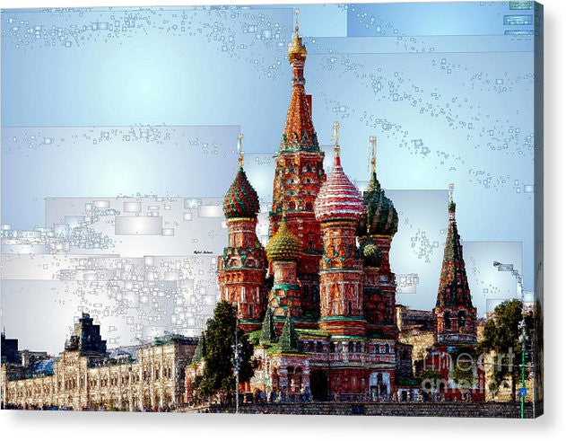 Acrylic Print - St. Basil's Cathedral In Moscow