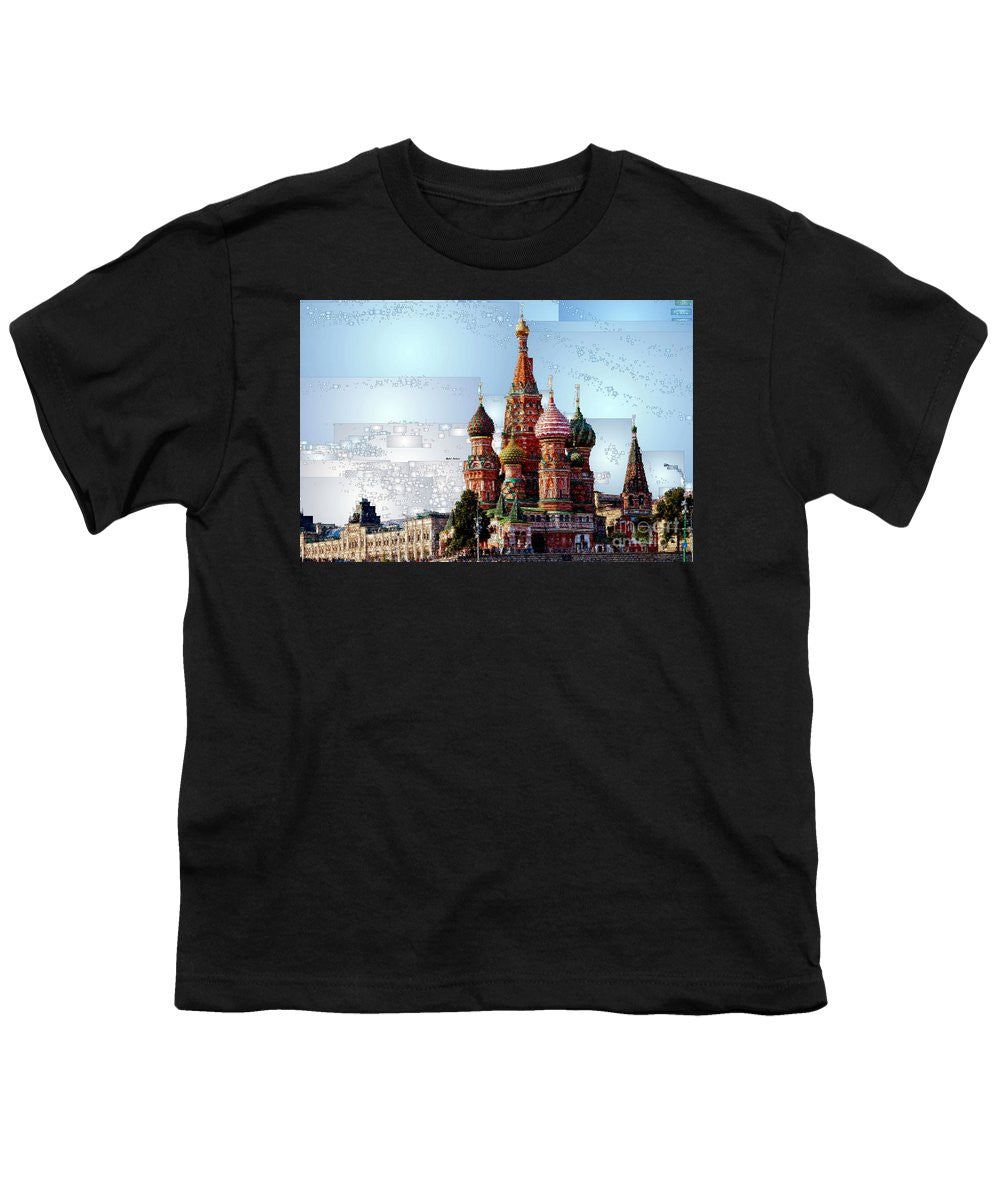 T-shirt pour jeunes - Cathédrale Saint-Basile de Moscou