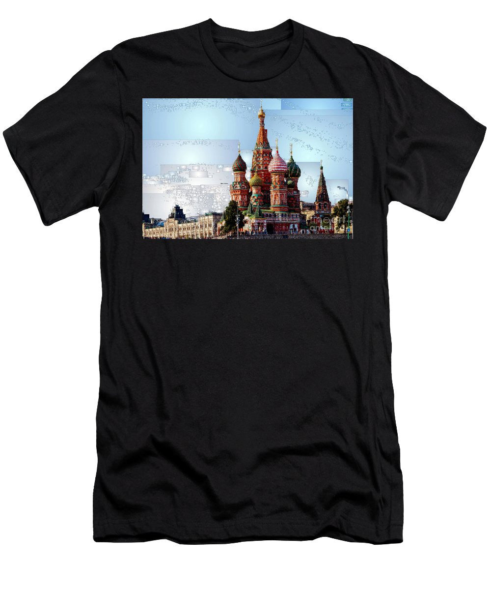 Men's T-Shirt (Slim Fit) - St. Basil's Cathedral In Moscow