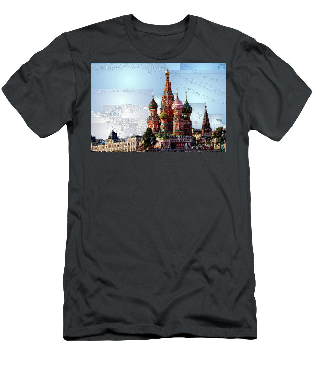 Men's T-Shirt (Slim Fit) - St. Basil's Cathedral In Moscow