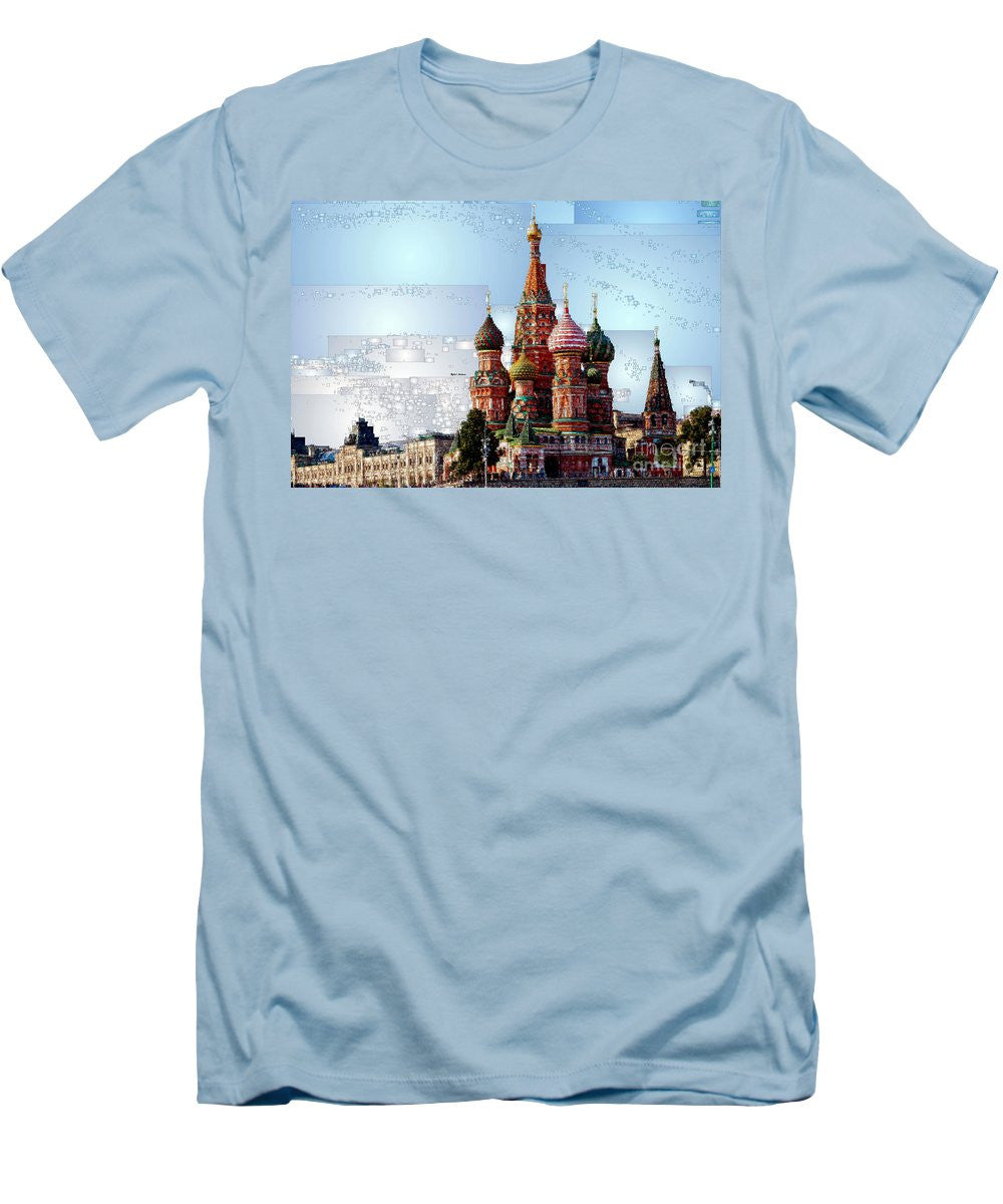 Men's T-Shirt (Slim Fit) - St. Basil's Cathedral In Moscow