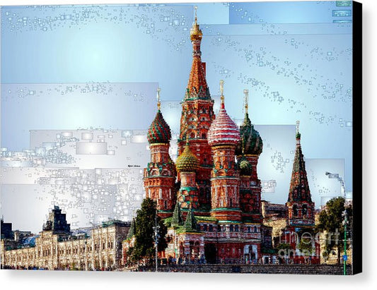 Canvas Print - St. Basil's Cathedral In Moscow