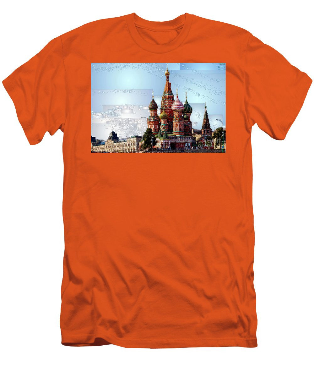 Men's T-Shirt (Slim Fit) - St. Basil's Cathedral In Moscow