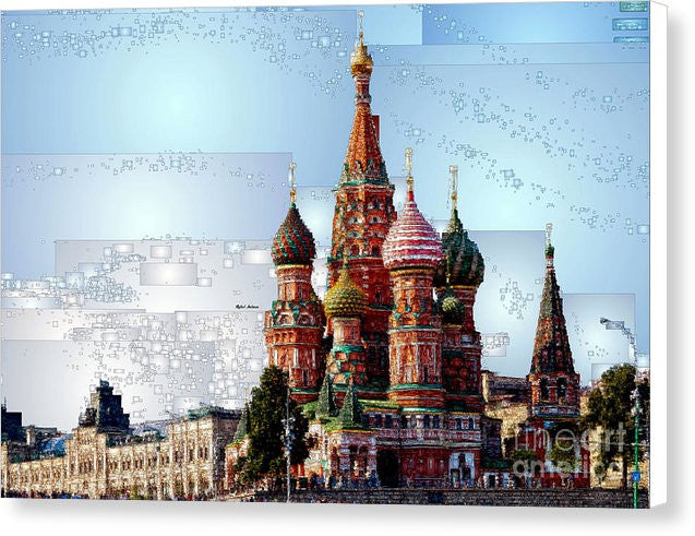 Canvas Print - St. Basil's Cathedral In Moscow