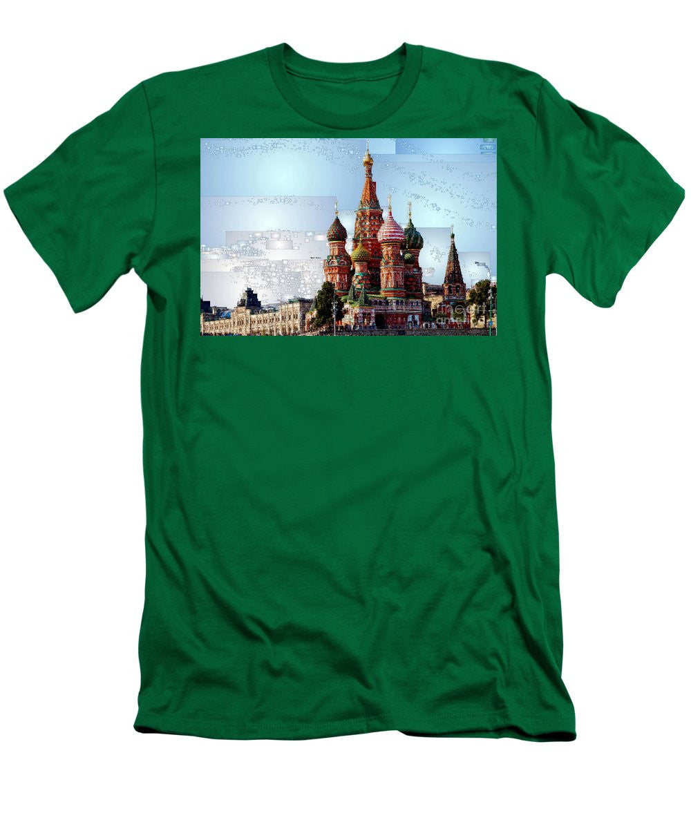 Men's T-Shirt (Slim Fit) - St. Basil's Cathedral In Moscow