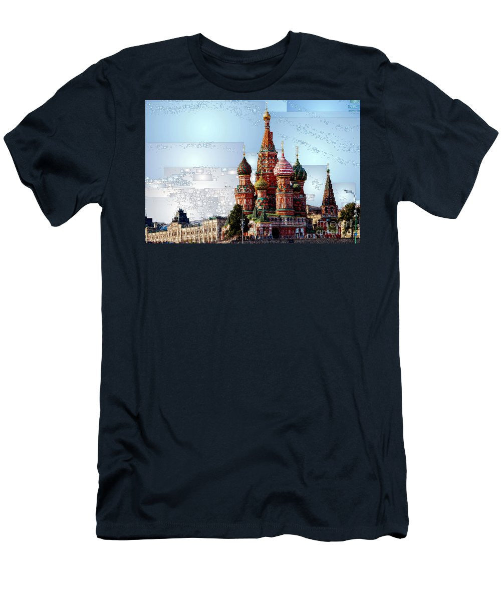 Men's T-Shirt (Slim Fit) - St. Basil's Cathedral In Moscow