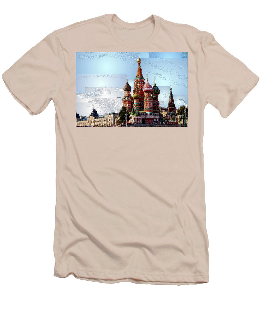 Men's T-Shirt (Slim Fit) - St. Basil's Cathedral In Moscow