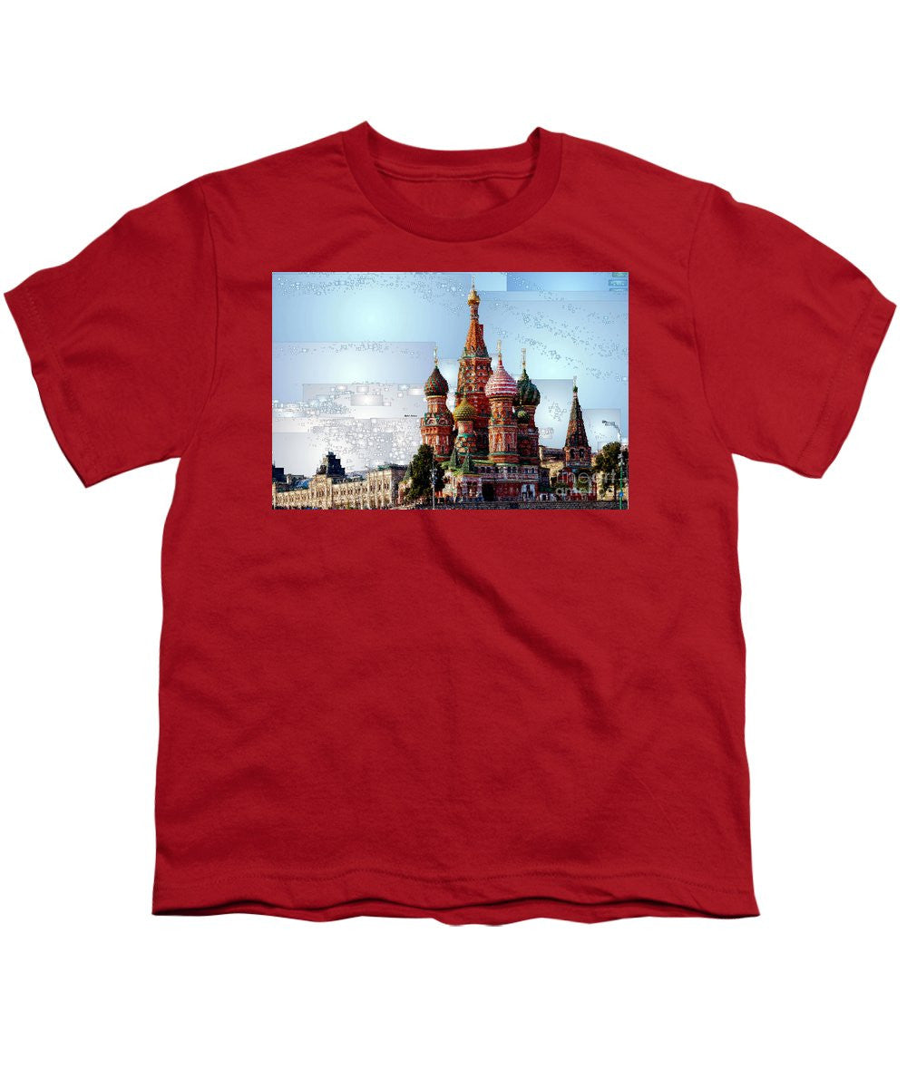 T-shirt pour jeunes - Cathédrale Saint-Basile de Moscou