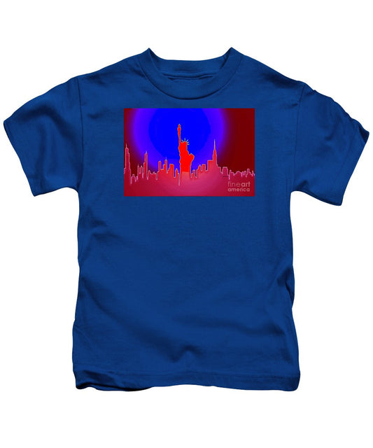 Kids T-Shirt - Statue Of Liberty Enlightening The World