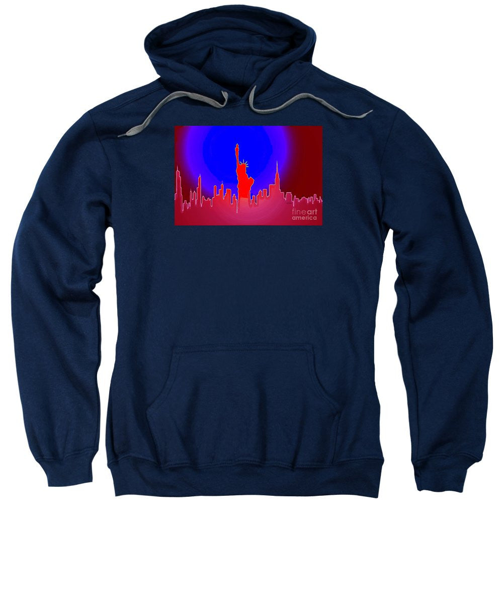 Sweatshirt - Statue Of Liberty Enlightening The World