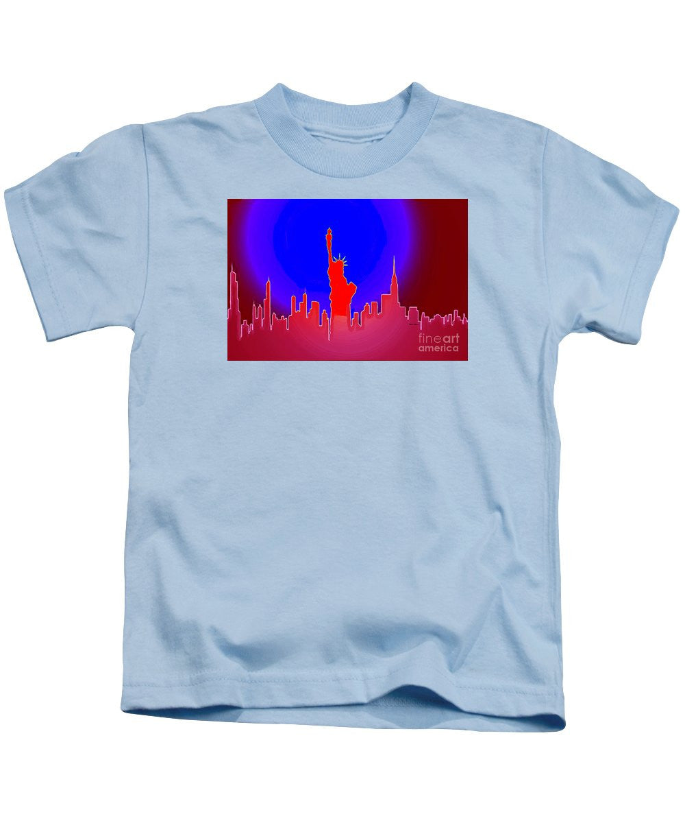 Kids T-Shirt - Statue Of Liberty Enlightening The World