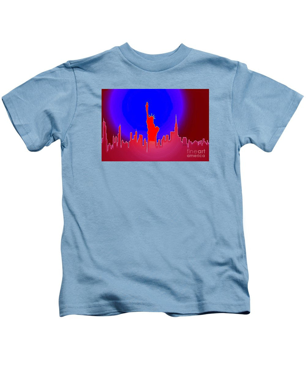 Kids T-Shirt - Statue Of Liberty Enlightening The World