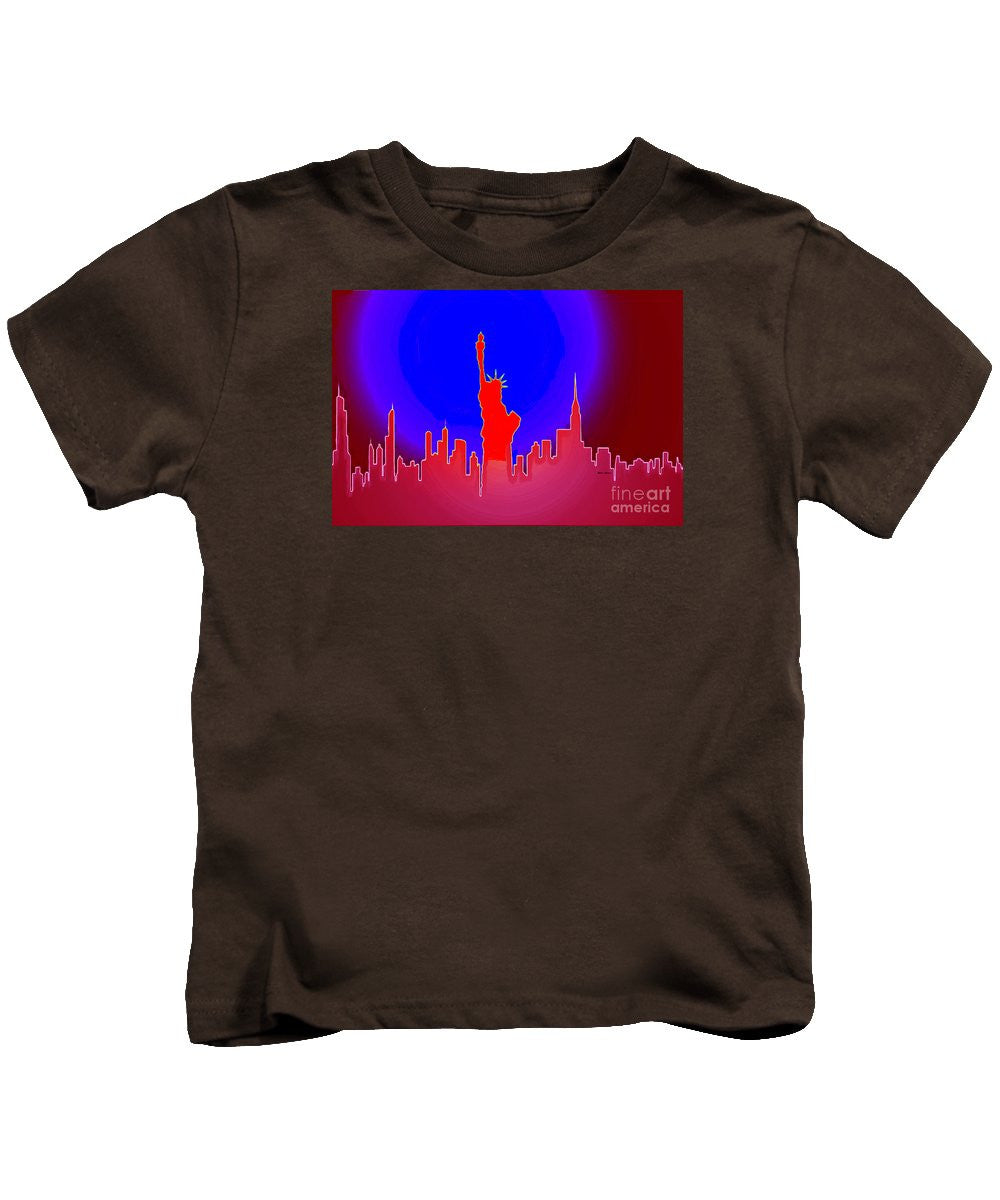 Kids T-Shirt - Statue Of Liberty Enlightening The World