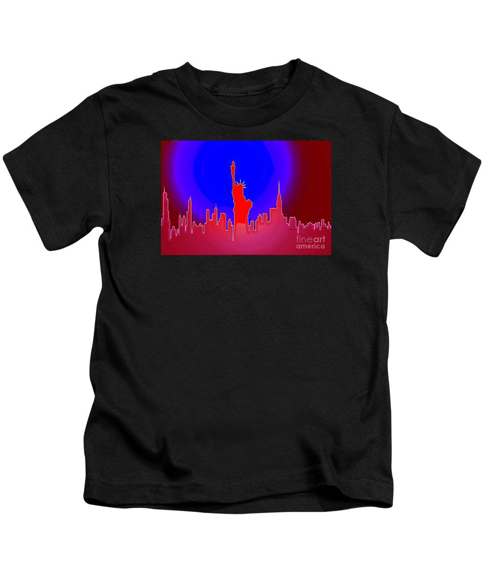 Kids T-Shirt - Statue Of Liberty Enlightening The World