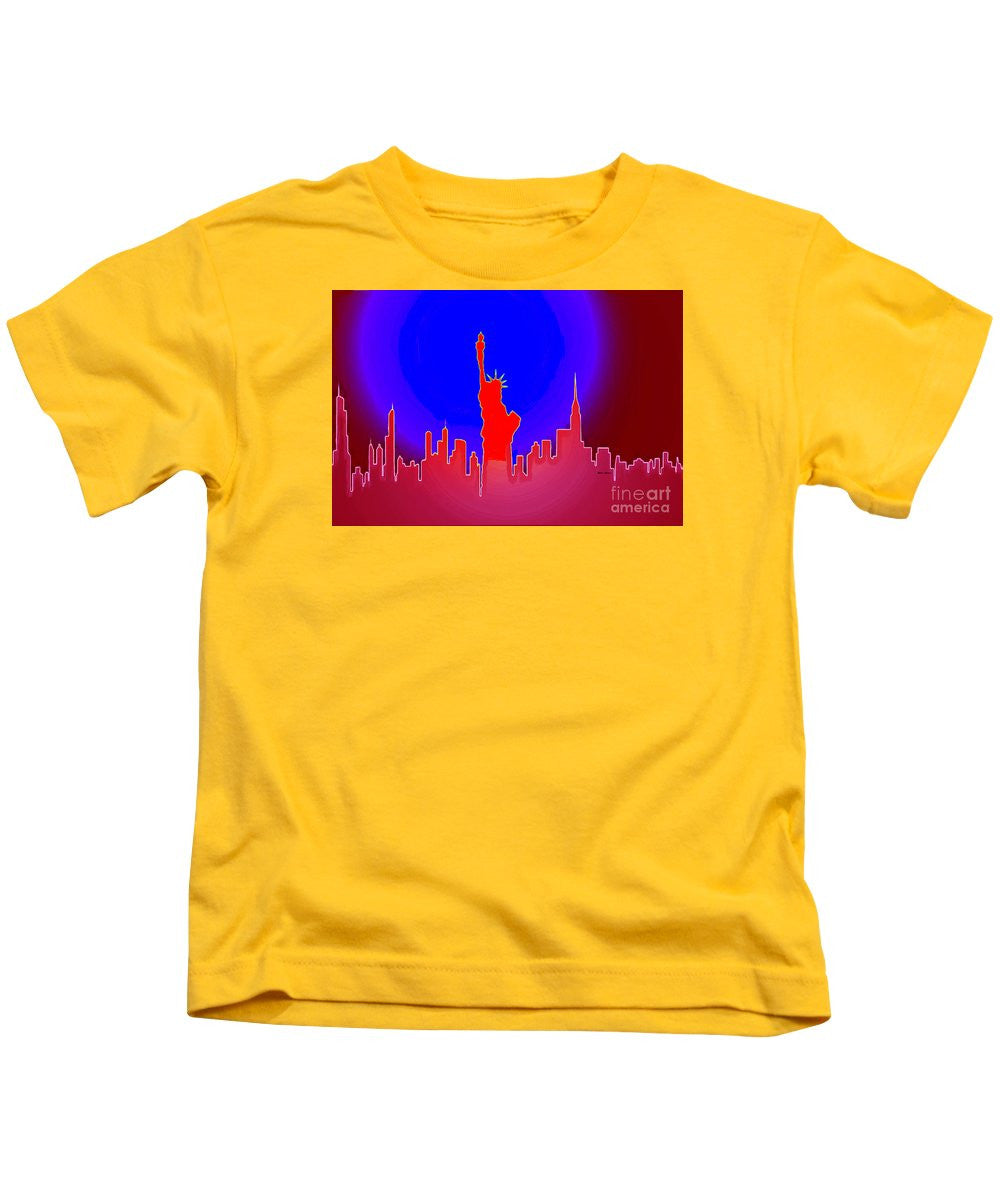 Kids T-Shirt - Statue Of Liberty Enlightening The World