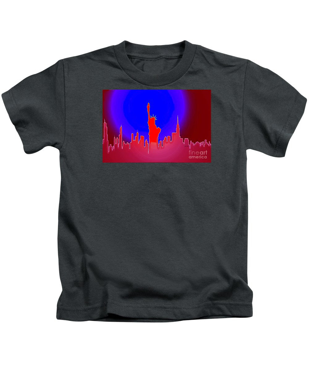 Kids T-Shirt - Statue Of Liberty Enlightening The World