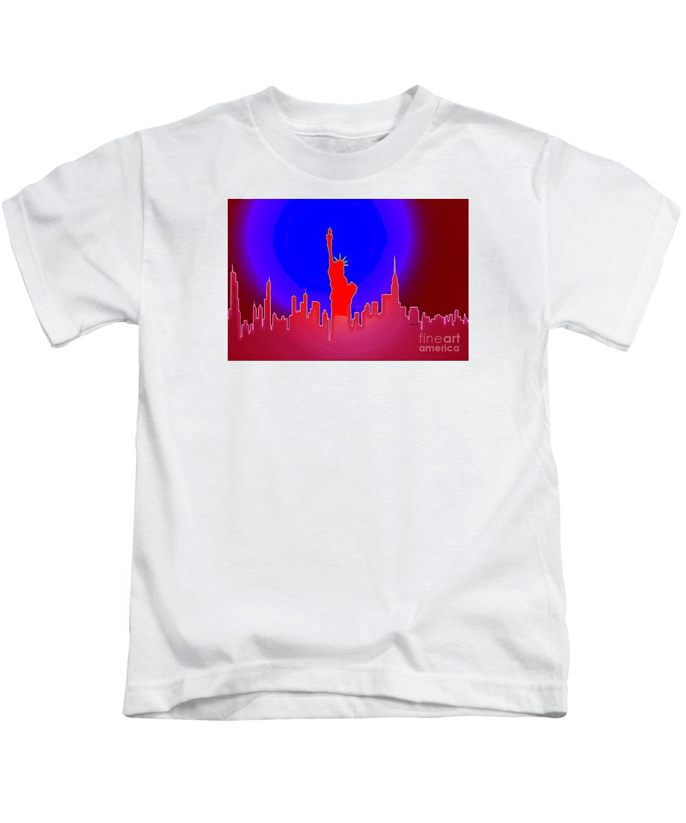 Kids T-Shirt - Statue Of Liberty Enlightening The World