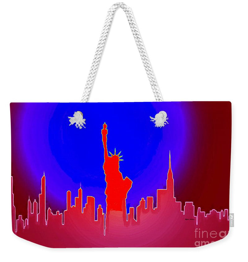 Weekender Tote Bag - Statue Of Liberty Enlightening The World