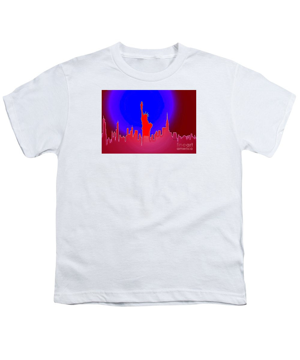Youth T-Shirt - Statue Of Liberty Enlightening The World