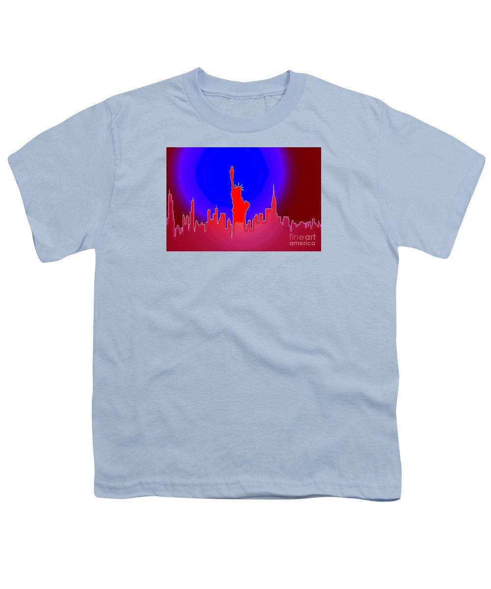 Youth T-Shirt - Statue Of Liberty Enlightening The World