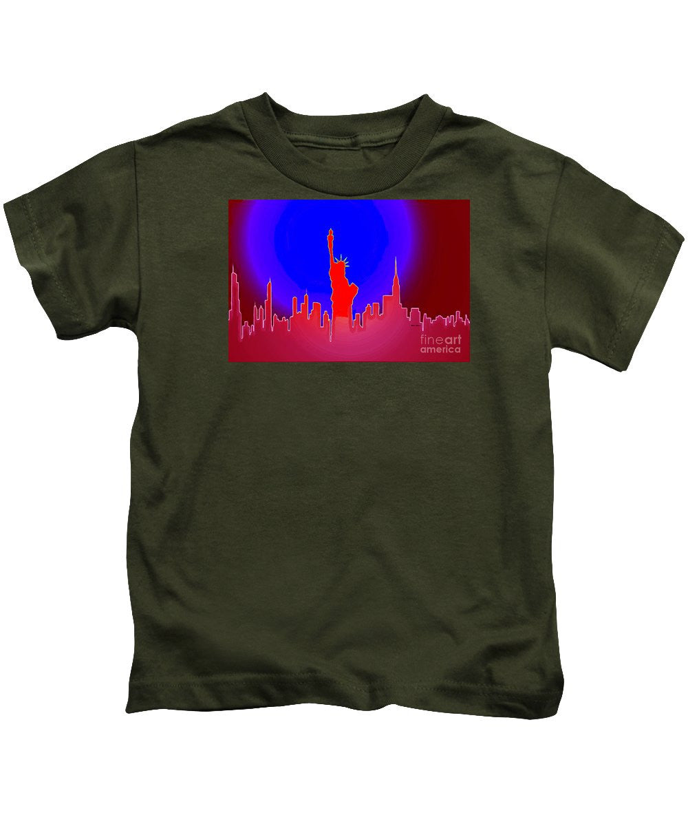 Kids T-Shirt - Statue Of Liberty Enlightening The World