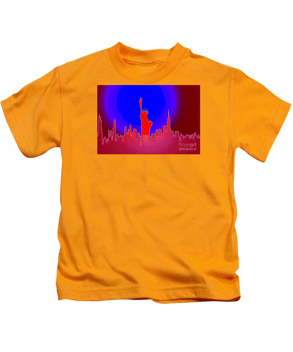 Kids T-Shirt - Statue Of Liberty Enlightening The World