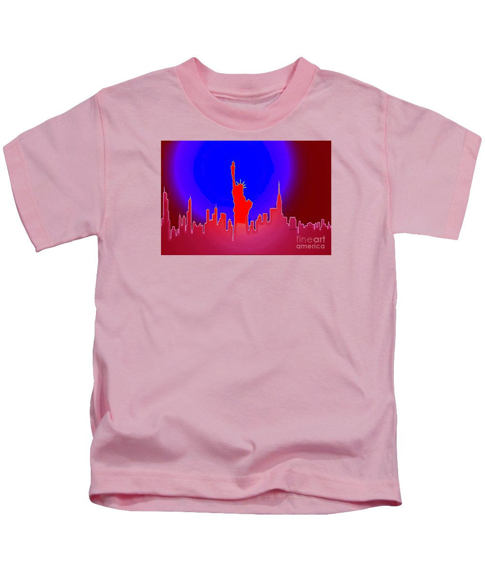 Kids T-Shirt - Statue Of Liberty Enlightening The World