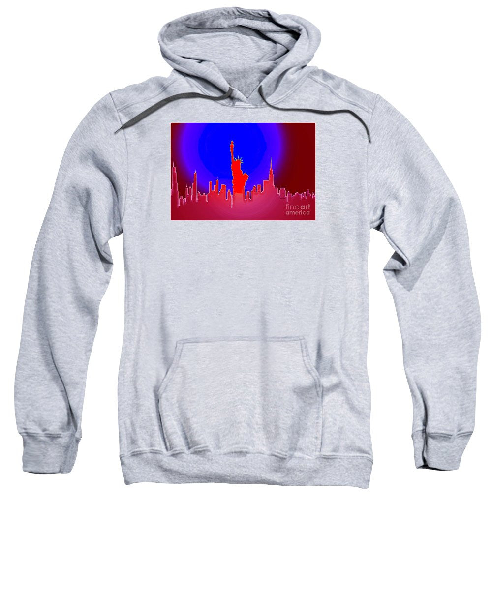 Sweatshirt - Statue Of Liberty Enlightening The World