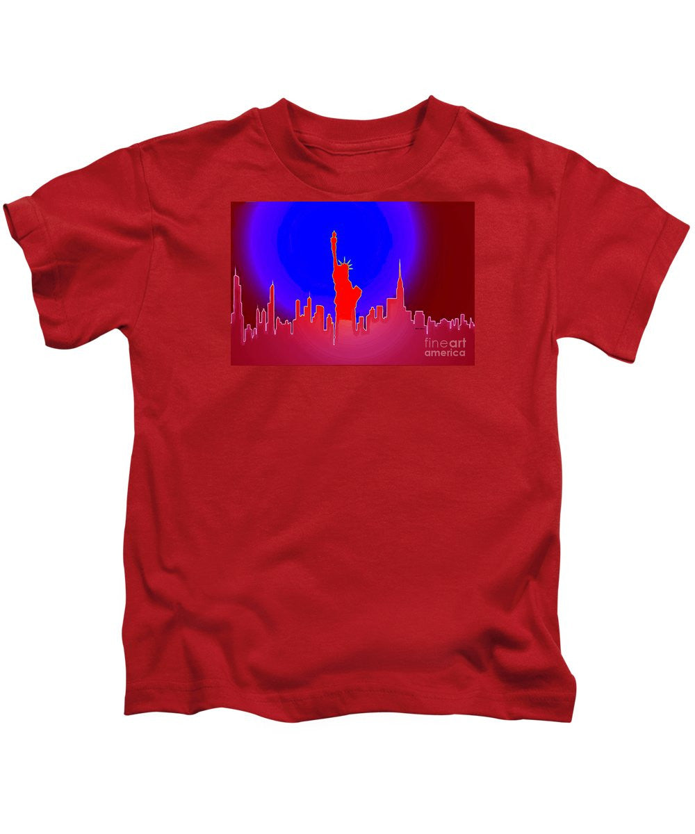 Kids T-Shirt - Statue Of Liberty Enlightening The World