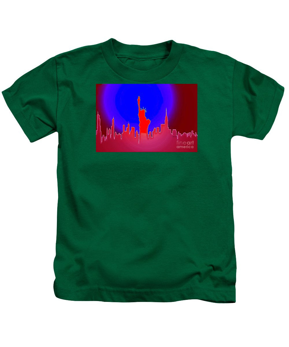 Kids T-Shirt - Statue Of Liberty Enlightening The World