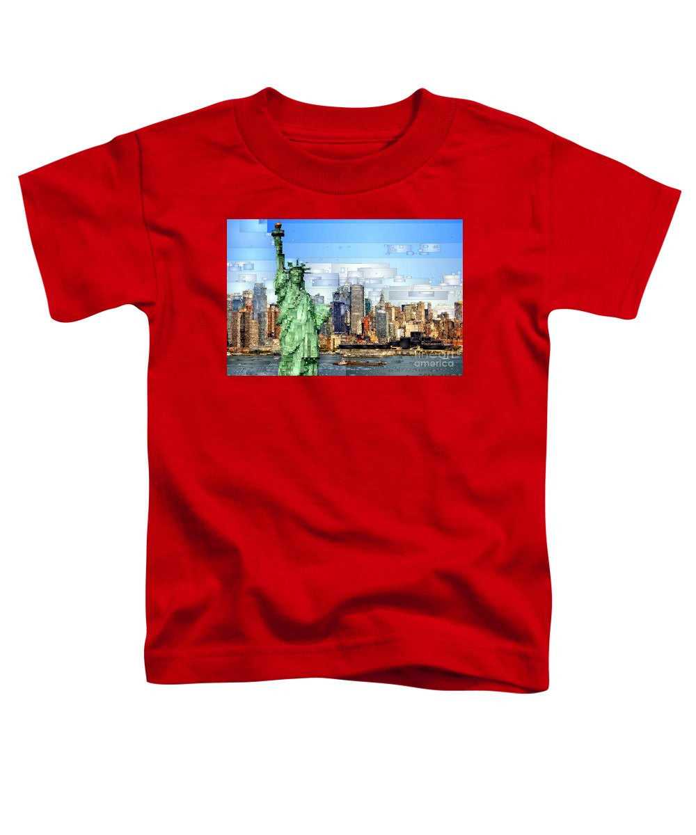 Toddler T-Shirt - Statue Of Liberty- New York