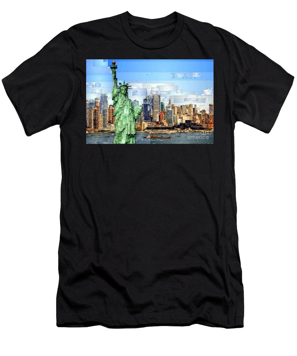 Men's T-Shirt (Slim Fit) - Statue Of Liberty- New York