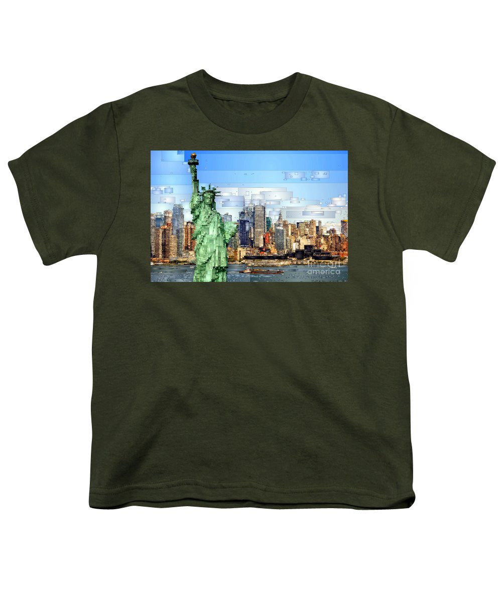 T-shirt pour jeunes - Statue de la Liberté - New York