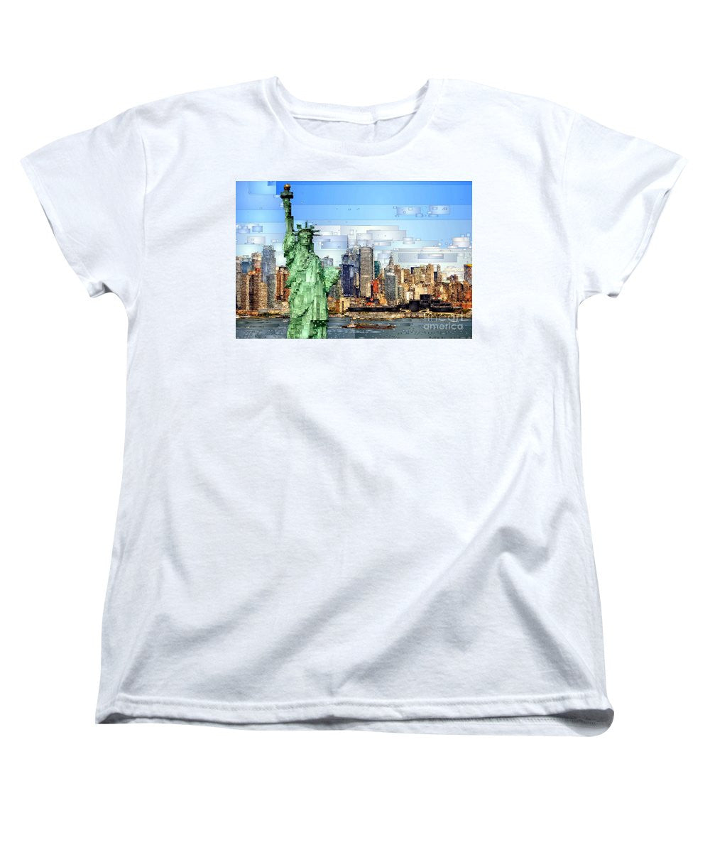 Women's T-Shirt (Standard Cut) - Statue Of Liberty- New York