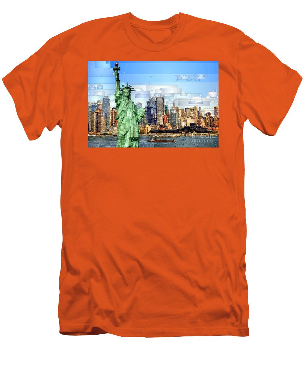 Men's T-Shirt (Slim Fit) - Statue Of Liberty- New York