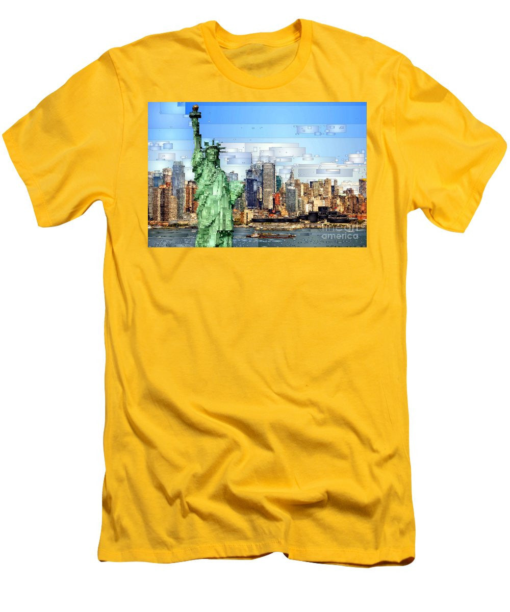 Men's T-Shirt (Slim Fit) - Statue Of Liberty- New York